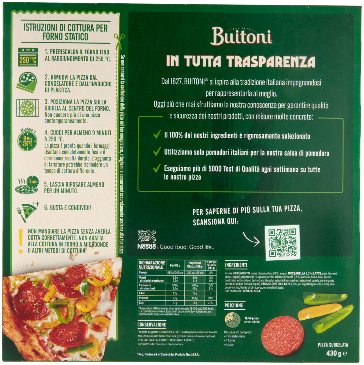 PIZZA DIAVOLA BELLA NAPOLI BUITONI SCATOLA G 430 - 4