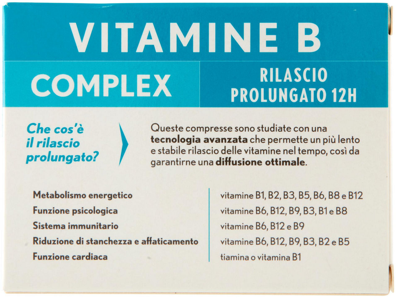 Integratore vitamine b complex 30 compresse - Immagine 21