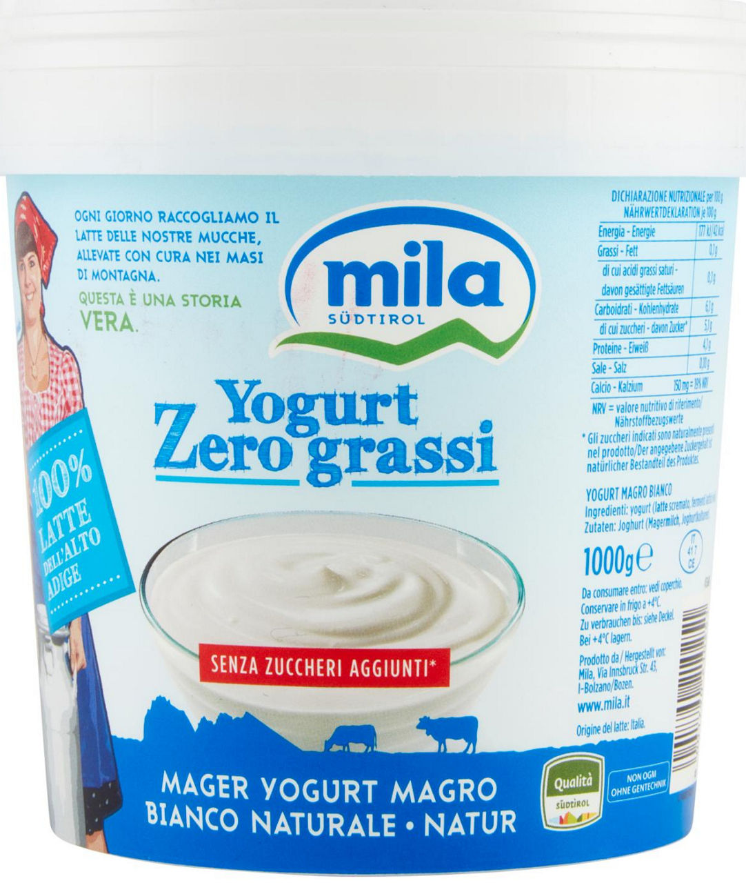 Yogurt bianco zero grassi 1 kg - Immagine 21