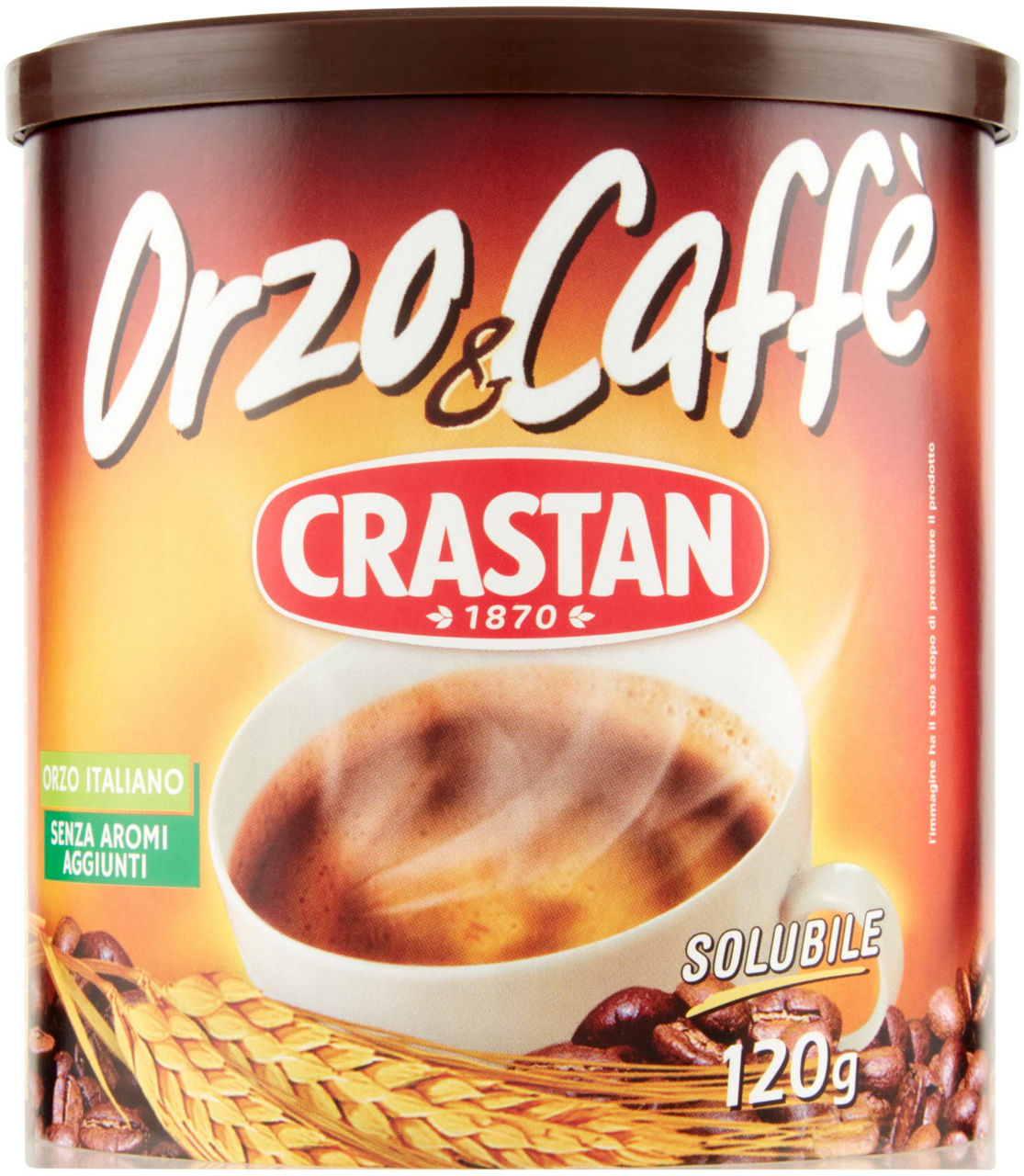 Orzo & caffe' solubile crastan barattolo gr.120