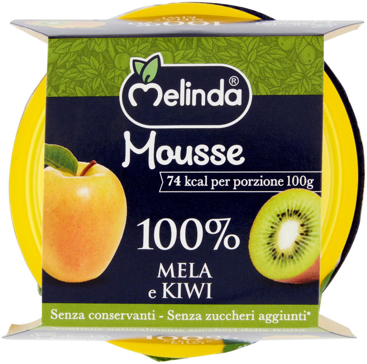 Mousse 100% Mela e Kiwi 2 x 100 g - 0