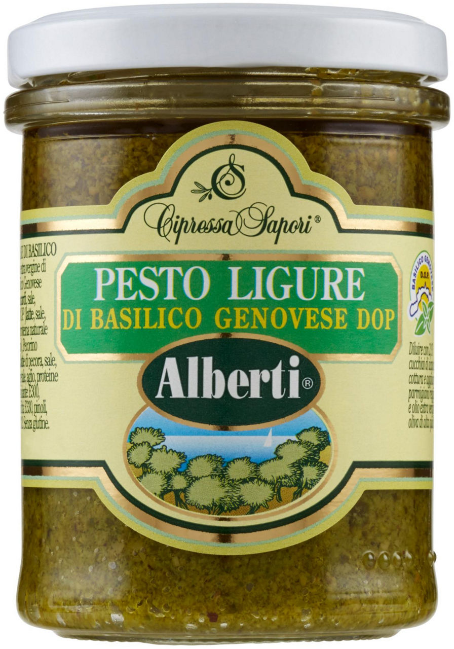 PESTO LIGURE DI BASILICO GENOVESE ALBERTI  170GR - 0
