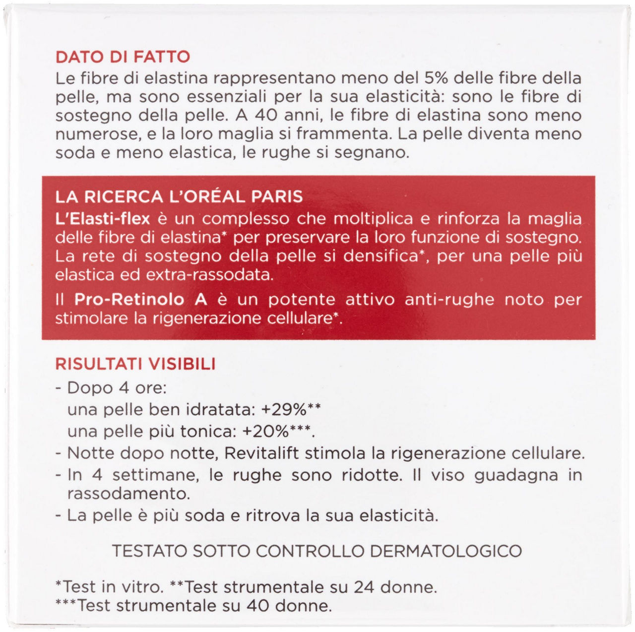 CREMA VISO L'OREAL DERMO EXPERTISE REVITALIFT NOTTE SC.ML.50 - 2