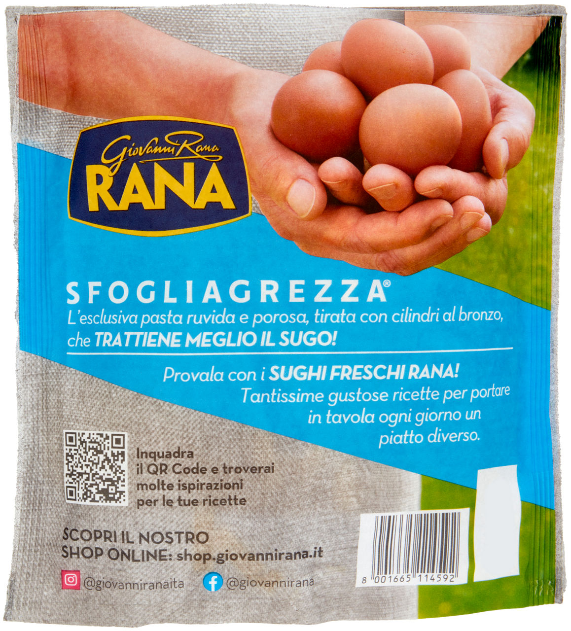 TAGLIATELLE SFOGLIAGREZZA RANA SACCHETTO G 250 - Immagine 21