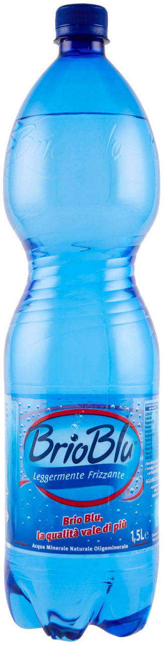 Acqua minerale brio blu legg.frizzante rocchetta lt 1,5