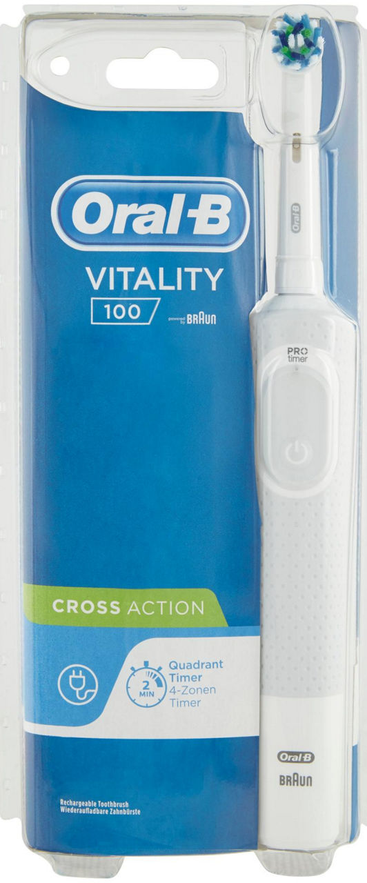 Spazzolino elettrico oral-b power vitality cross action pz 1