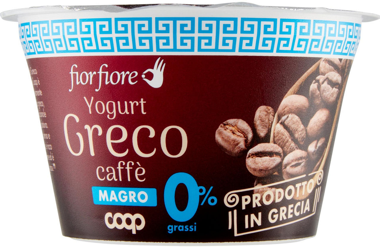 Yogurt greco magro caffe' fior fiore coop g 170