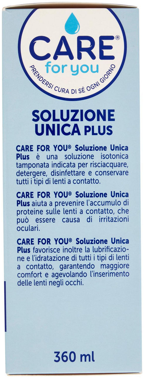 SOLUZIONE UNICA PLUS CARE FOR YOU FL. ML. 360 - 3