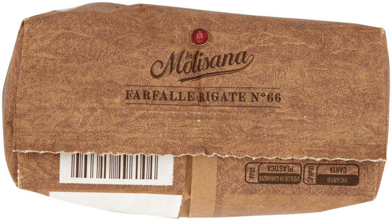 Pasta di semola farfalle rigate integrali n.60 bronzo 500 gr - Immagine 51