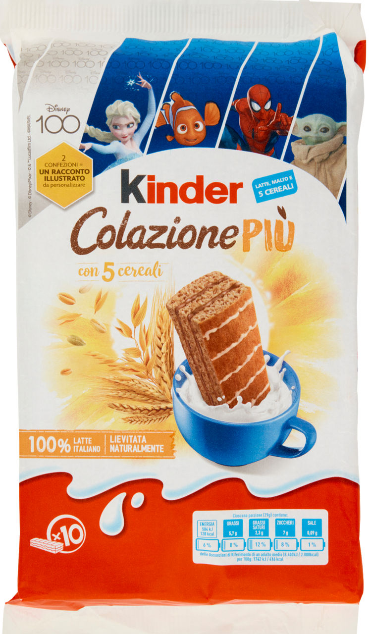 Kinder Colazione Più con 5 cereali 10 x 29 g - 0