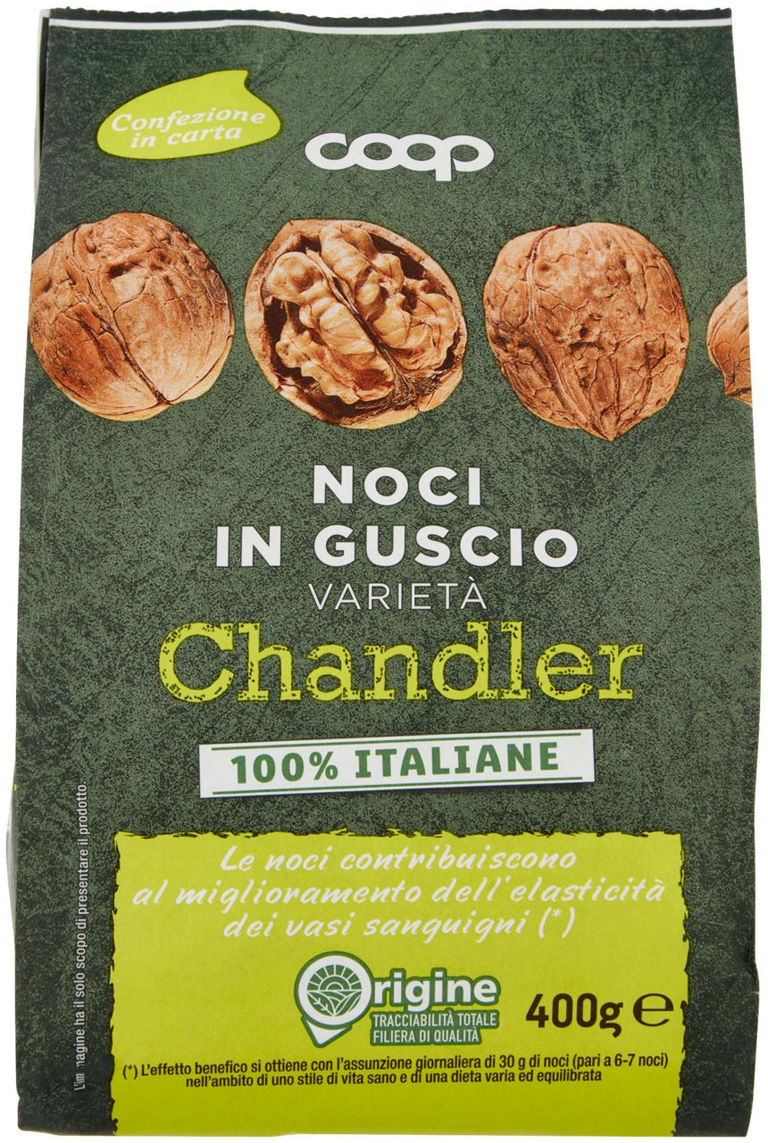 NOCI IN GUSCIO CHANDLER 100% ITALIANE 400G - 0