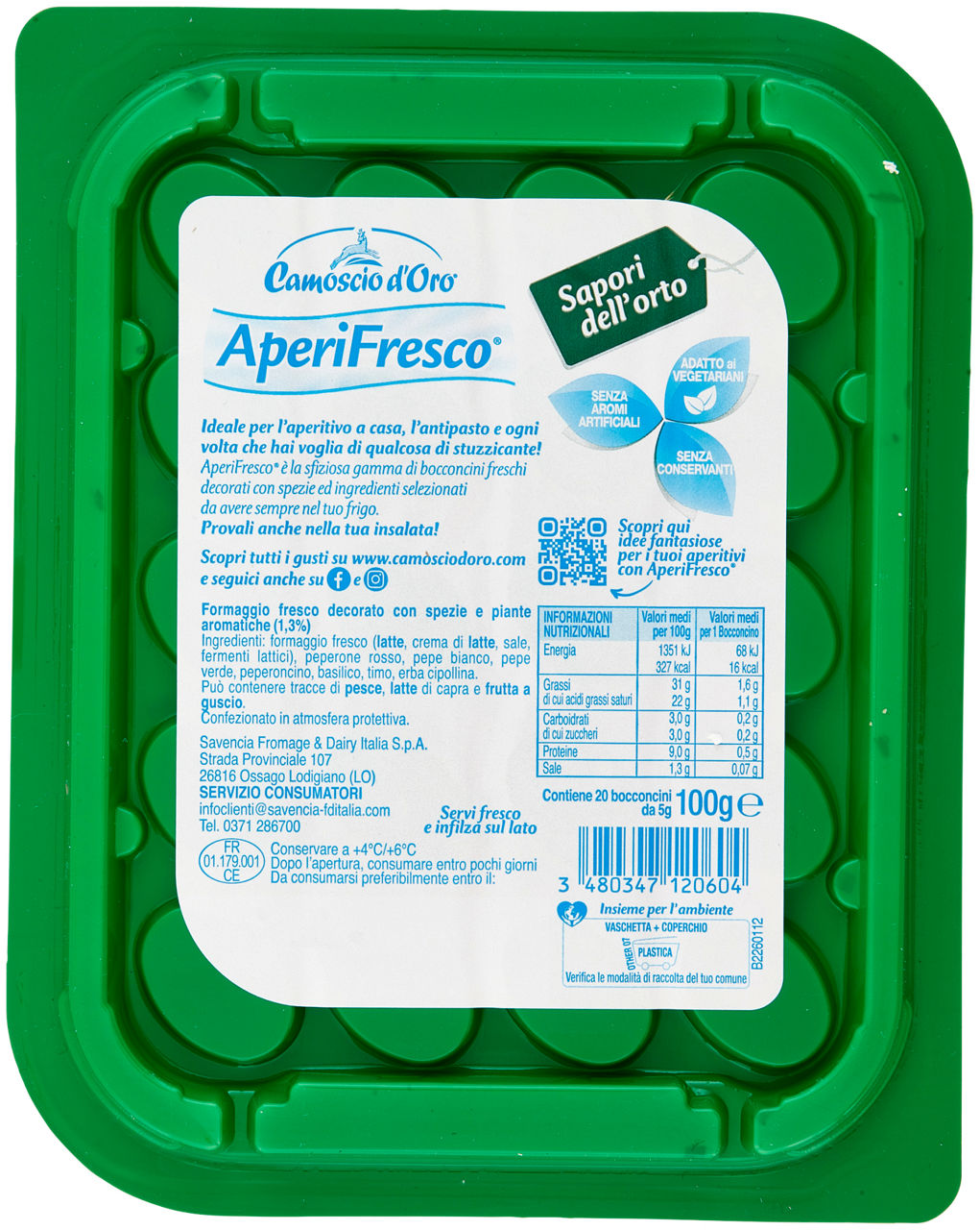 UniCoop Firenze Bocconcini di formaggio fresco con spezie e piante