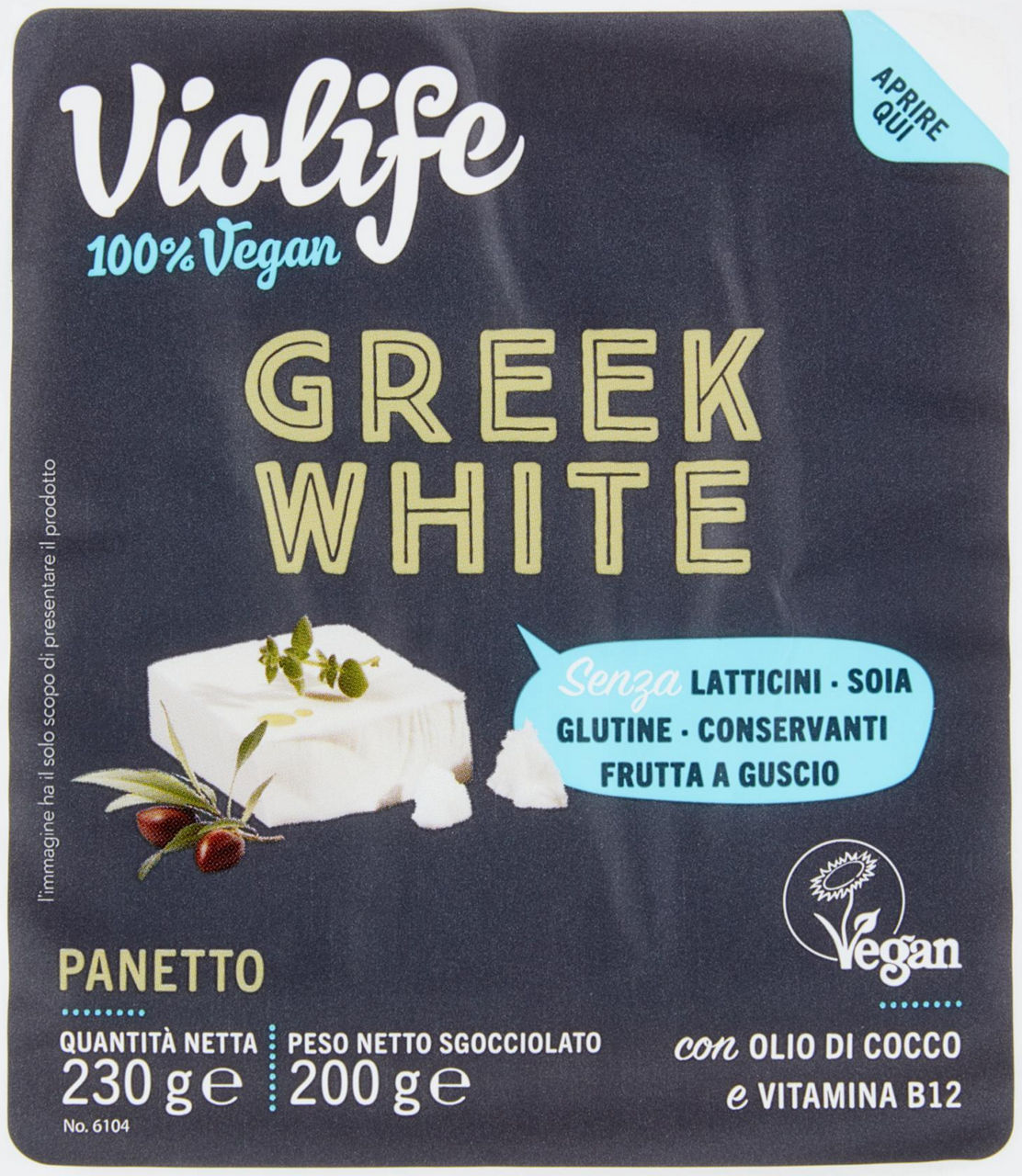 Violife vegan greek white g 230 sgocc g 200