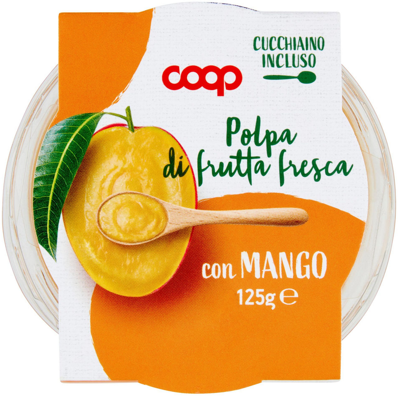 Polpa di frutta fresca con mango 125g