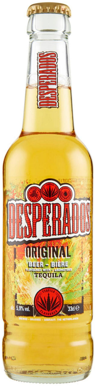 Birra aromatizzata desperados 5,9 gradi bottiglia ml 330