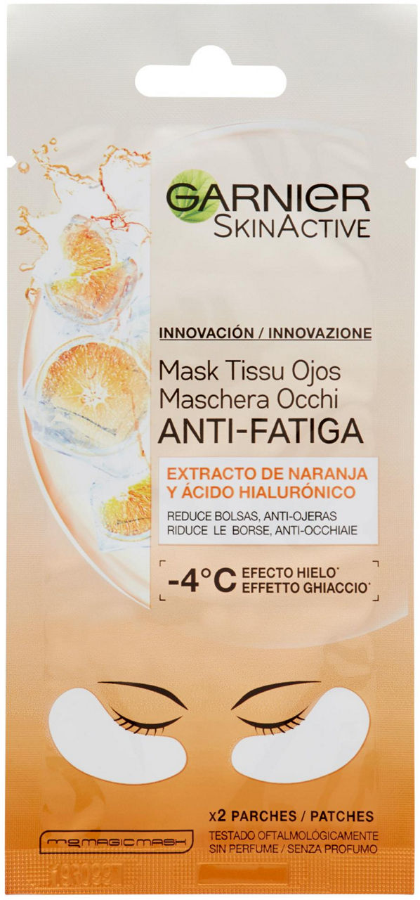 Maschera occhi in tessuto anti fatica 1 pz