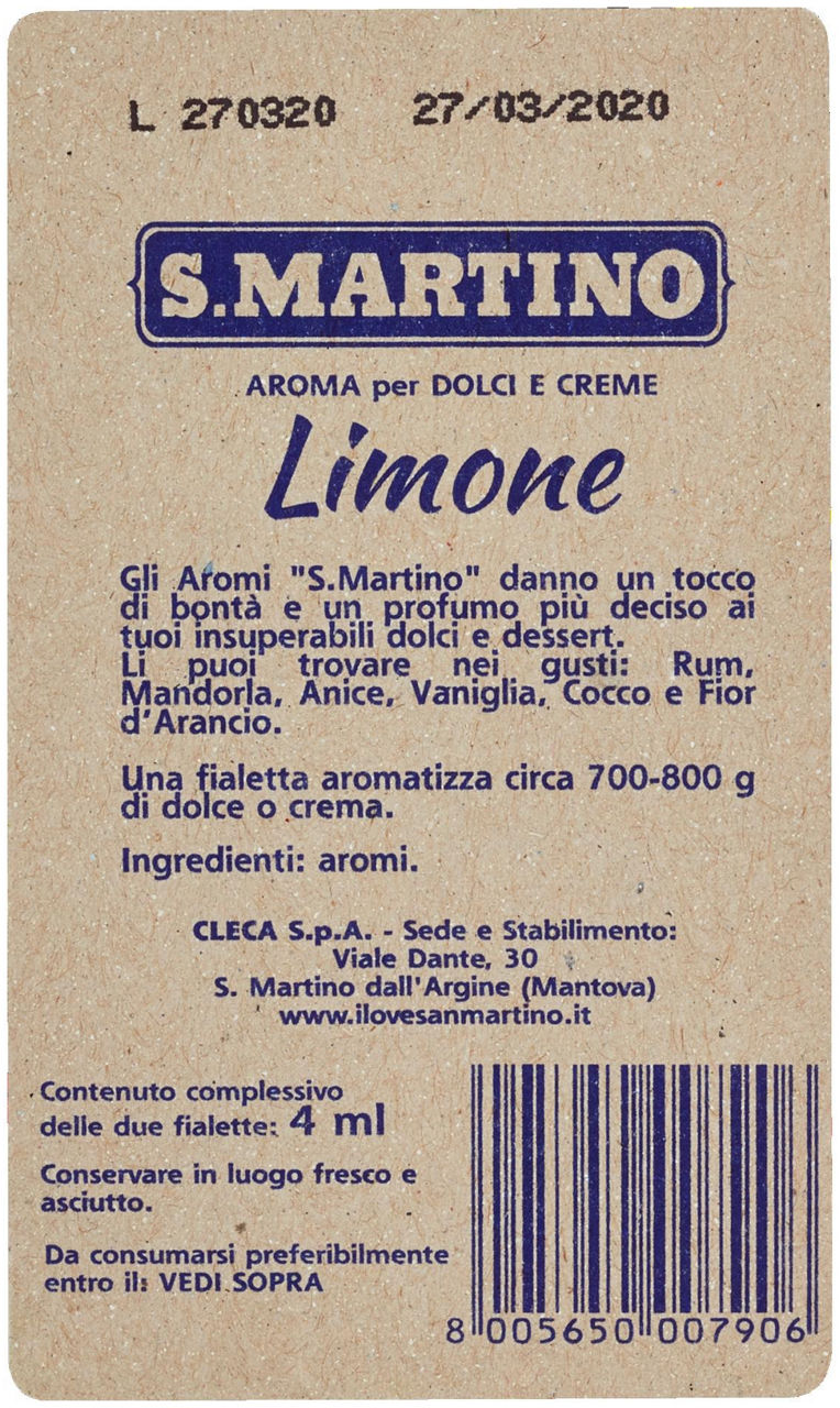 AROMA AL LIMONE S.MARTINO PZ 2  ML 4 - 2