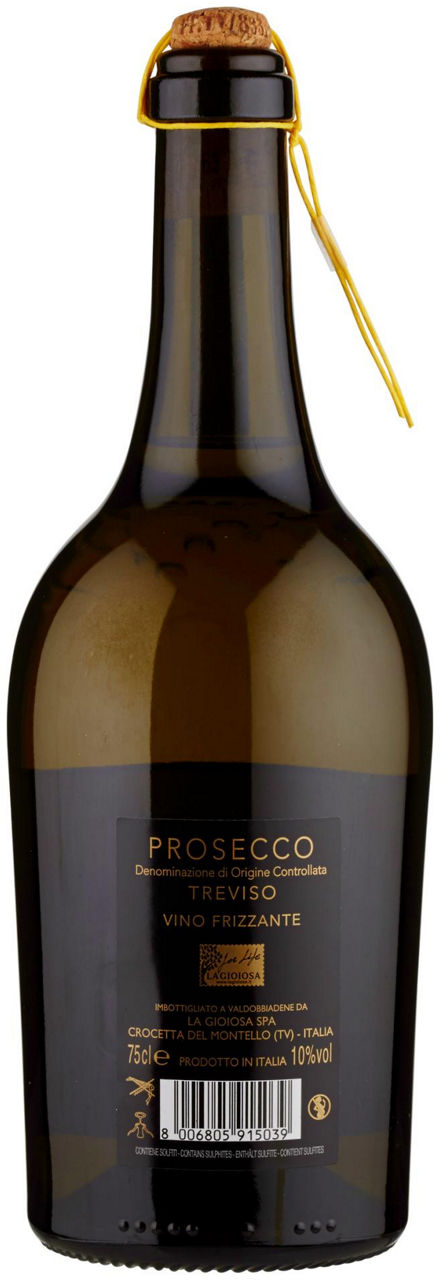 PROSECCO DOC TREVISO SPAGO LA GIOIOSA ML 750 - Immagine 21