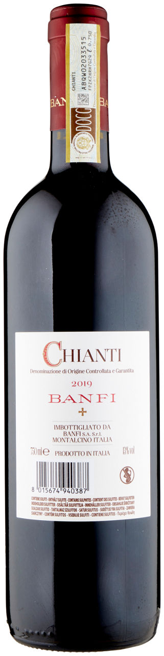 CHIANTI ANNATA DOCG BANFI ML 750 - 5