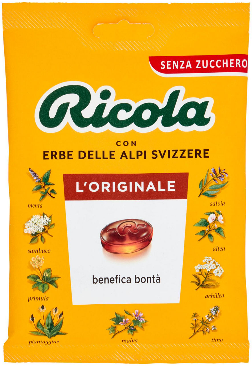 Caramelle dure alle erbe balsamiche senza zucchero 70 gr