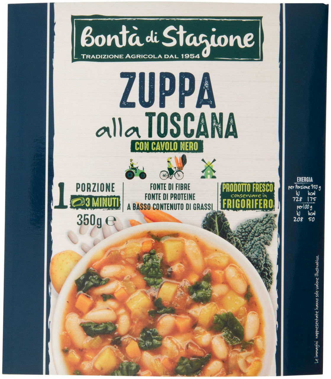 Zuppa alla Toscana con cavolo nero 1 porzione 350 g - 0