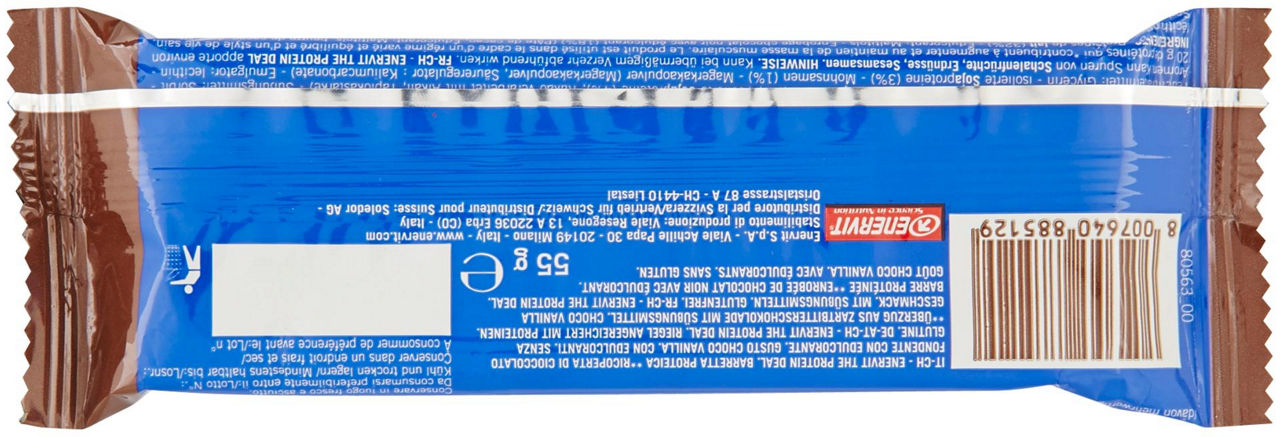 BARRETTE ENERVIT PROTEIN DEAL CHOCO VAN GR.55 - Immagine 21