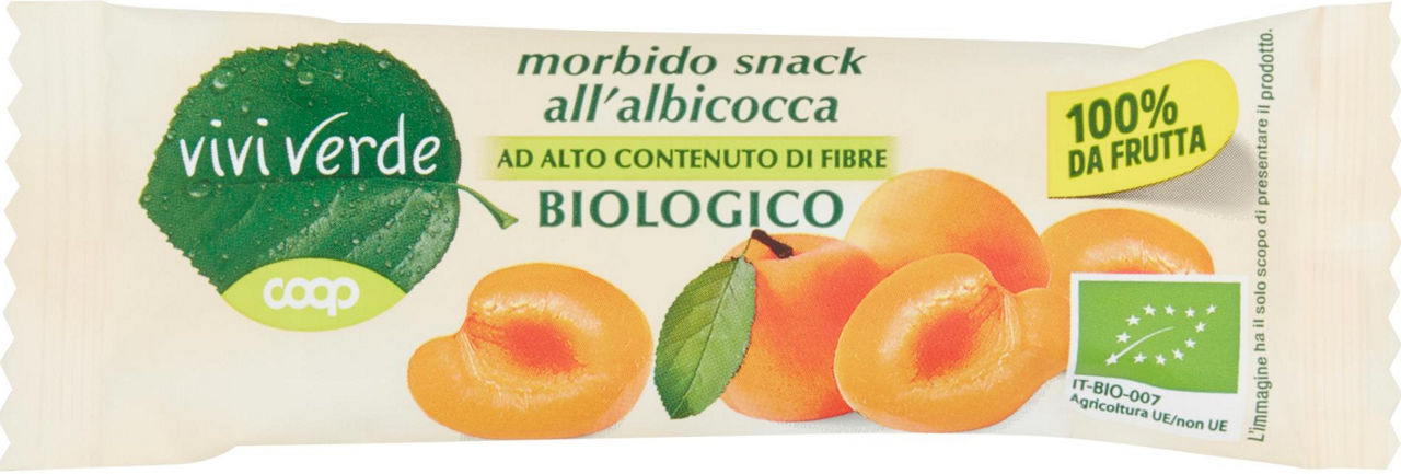 Barretta snack all'albicocca Vivi Verde 32 g - 0