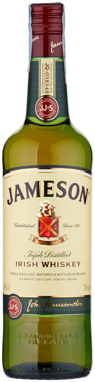 Whiskey jameson 40 gradi ml 700