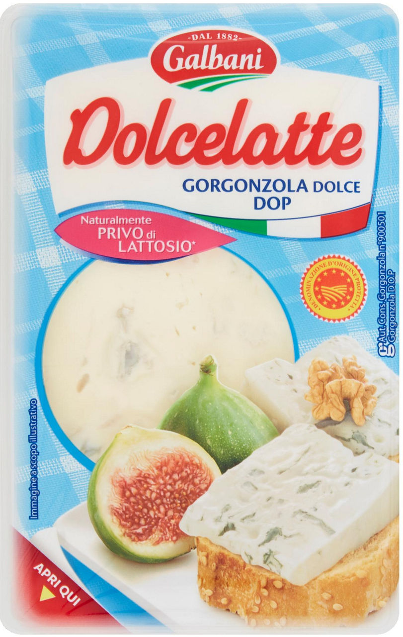 Gorgonzola dop dolcelatte galbani vaschetta g 150