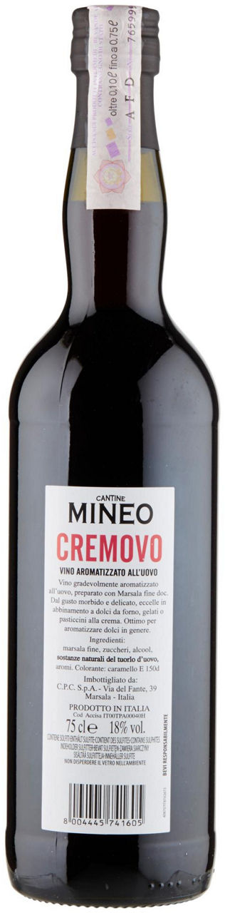 CREMOVO CANTINE MINEO ML.750 - 2