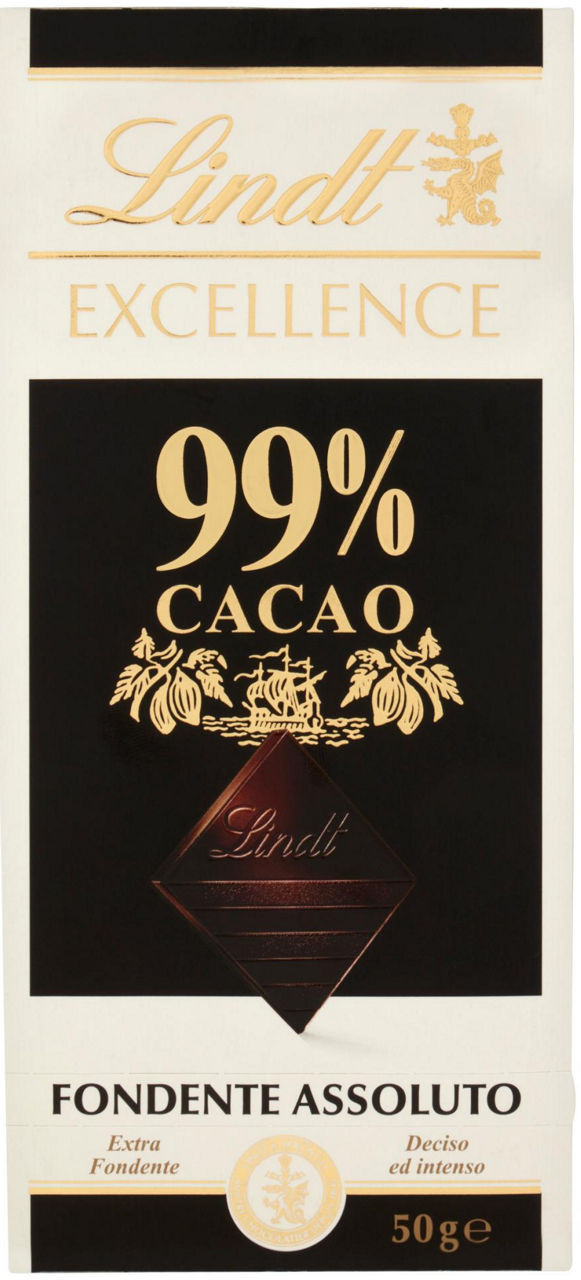 Tavoletta di cioccolato fondente 99% 50 gr