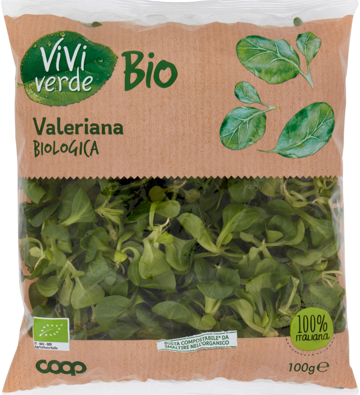 valeriana Biologica 100 g vivi verde - 3
