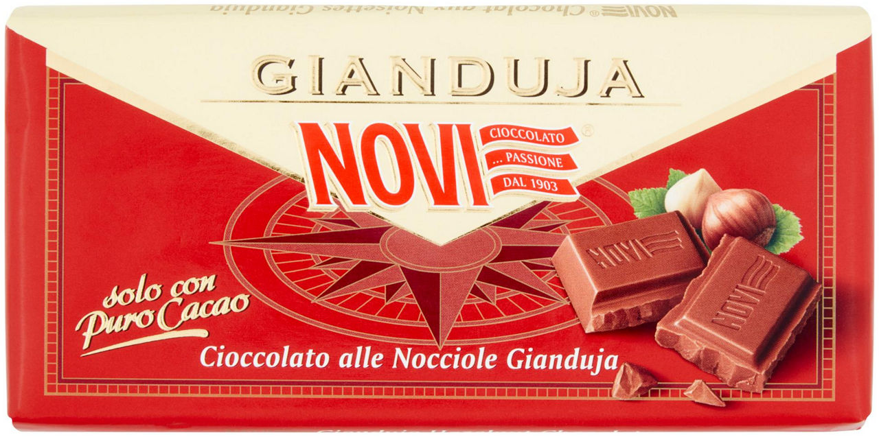 Tavoletta di cioccolato alle nocciole gianduja 100 gr