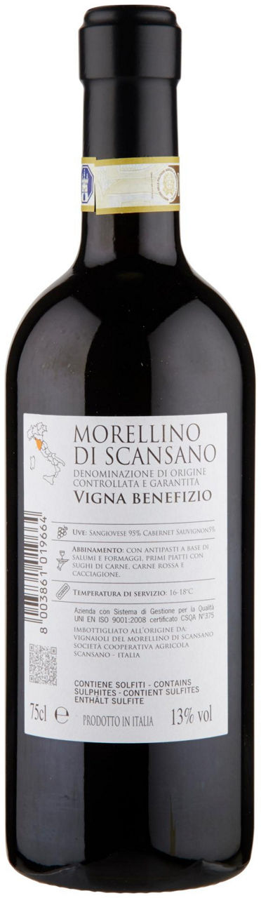 MORELLINO DI SCANSANO DOCG VIGNABENEFIZIO ML.750 - Immagine 21