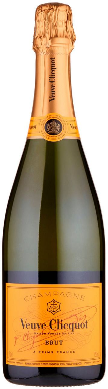 Champagne veuve clicquot brut yellow label ml 750