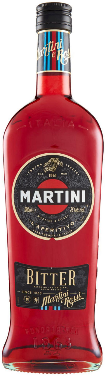 Aperitivo martini bitter 25 gradi bottiglia  ml. 700
