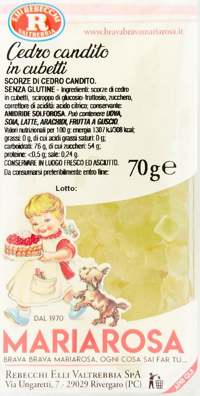 FRUT CAND. CEDRO COFANETTO  GR. 70 - 0
