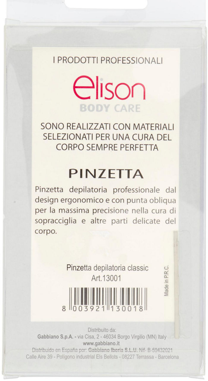 PINZETTA DEPILATORIA ELISON - 2