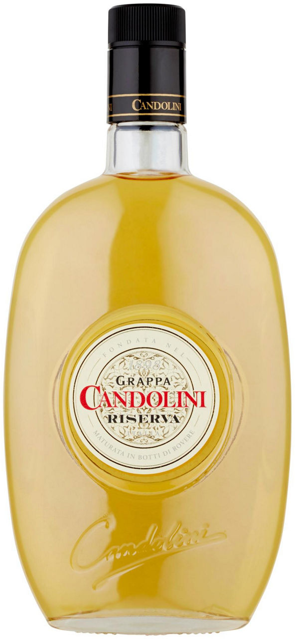 Grappa candolini riserva 40 gradi bottiglia ml 700