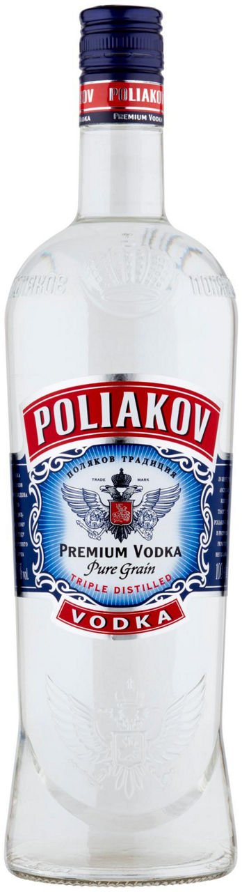 Vodka poliakov 37,5 gradi bottiglia lt 1