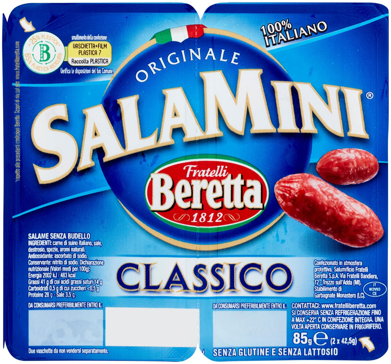 Salamini classici beretta g 85