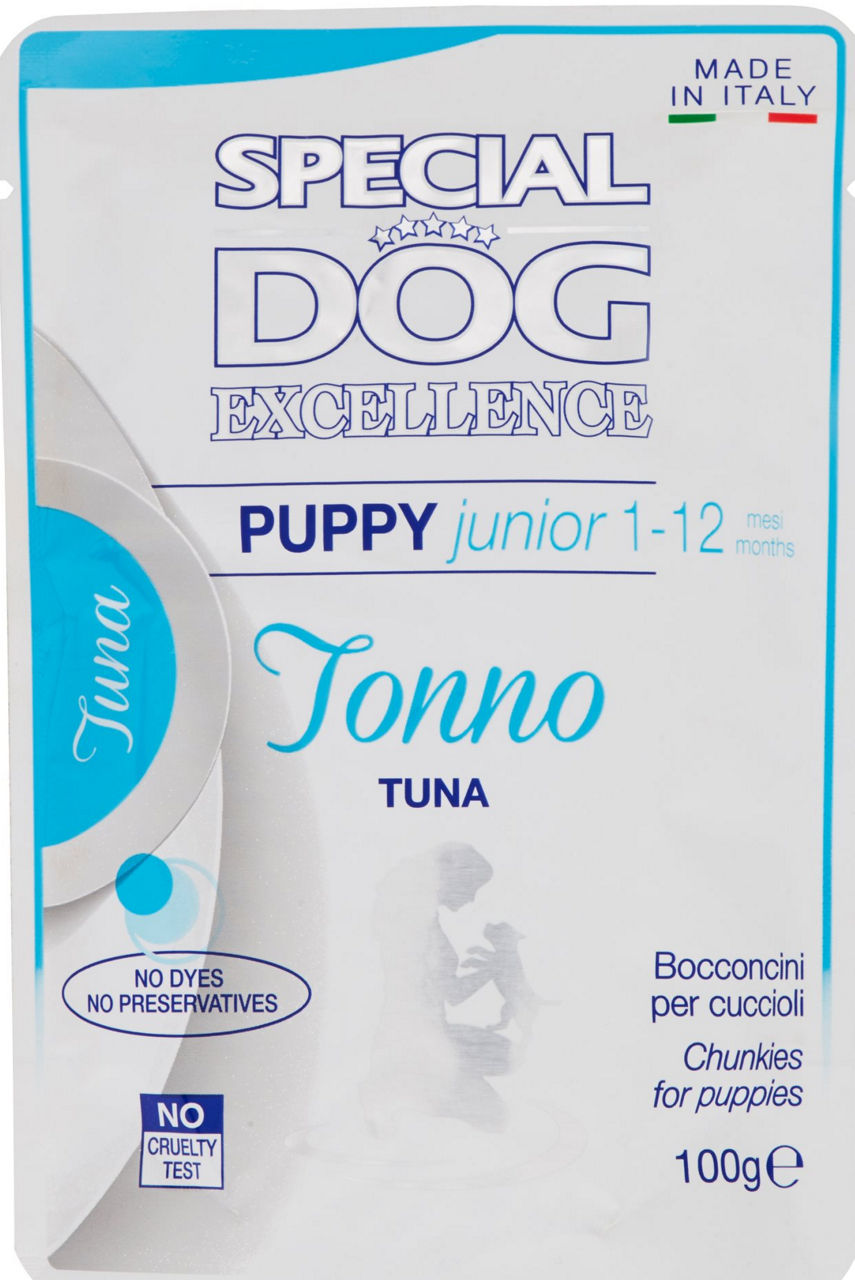 BOCCONCINI SPECIAL DOG EXCELLENCE PUPPY/JUNIOR TONNO BUSTA G 100 - 0
