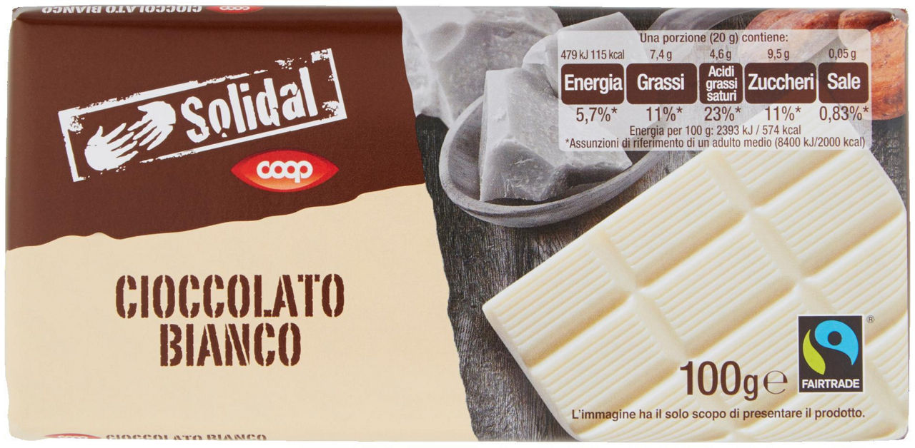 Cioccolato bianco 100 g