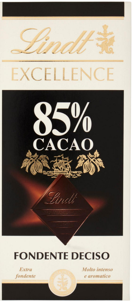 Tavoletta cioccolato Excellence 85% Cacao Fondente Deciso 100 g - 0