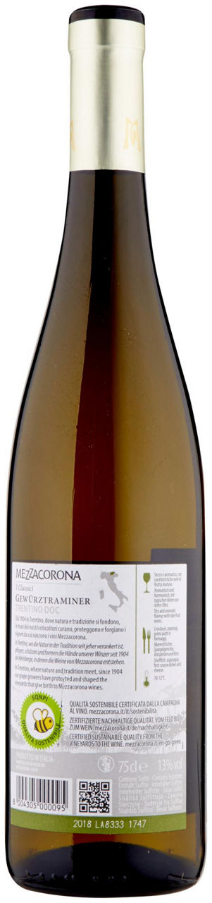 GEWURZTRAMINER TRENTINO DOC MEZZACORONA ML. 750 - Immagine 21