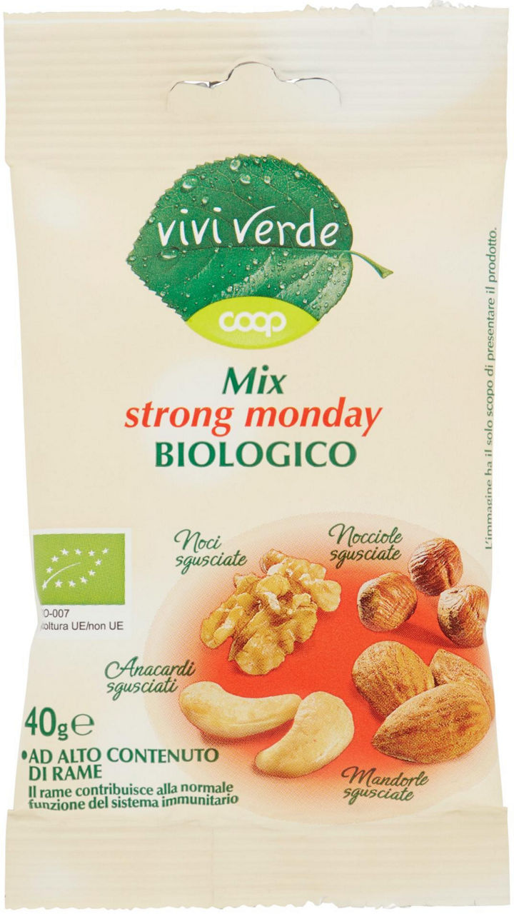 Mix strong monday Biologico Vivi Verde 40 g - 0