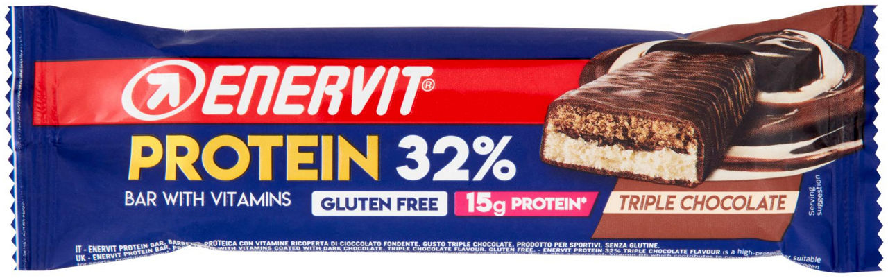 Enervit power sport protein bar triple chocolate 30% g 47