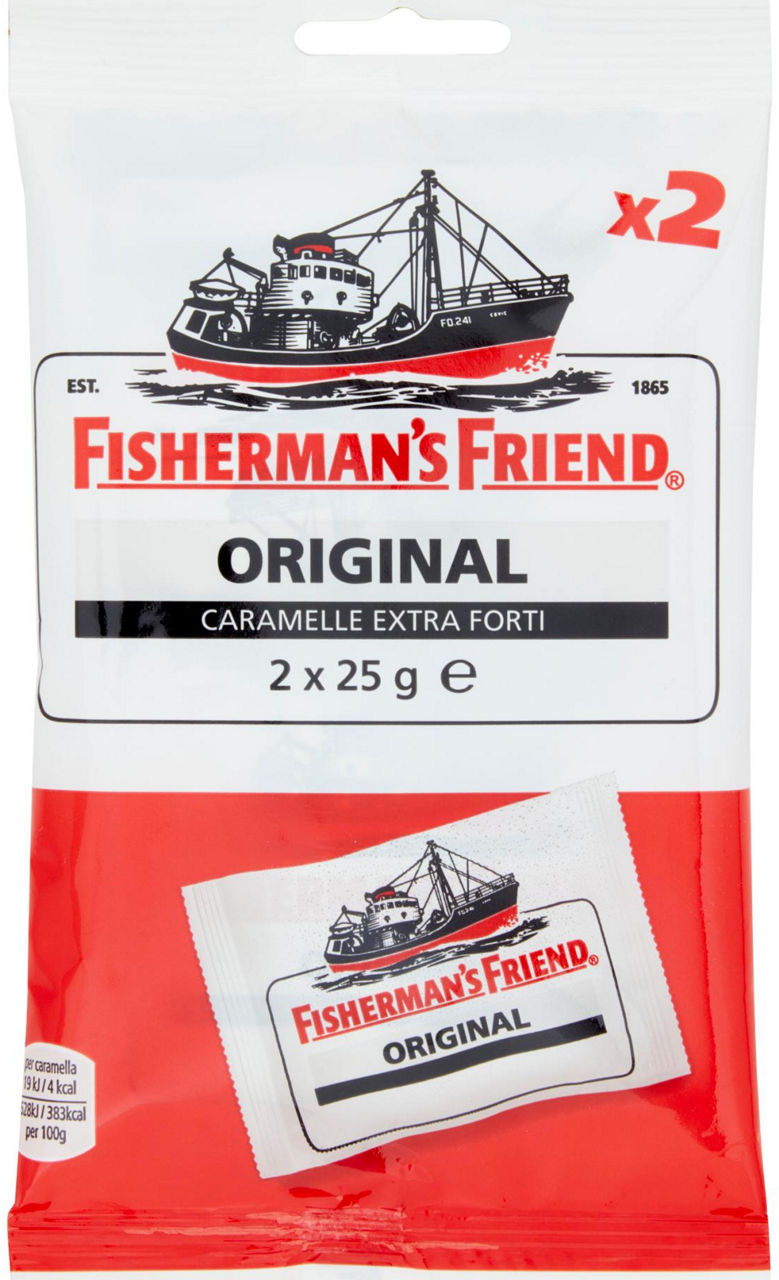 CARAMELLE ORIGINAL FISHERMAN'S FRIEND BIPACK BUSTA G 25 X 2 - 0