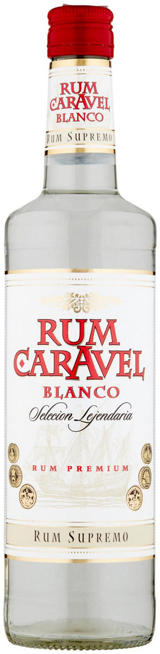 Rum white 37,5 gradi caravel bottiglia ml 700