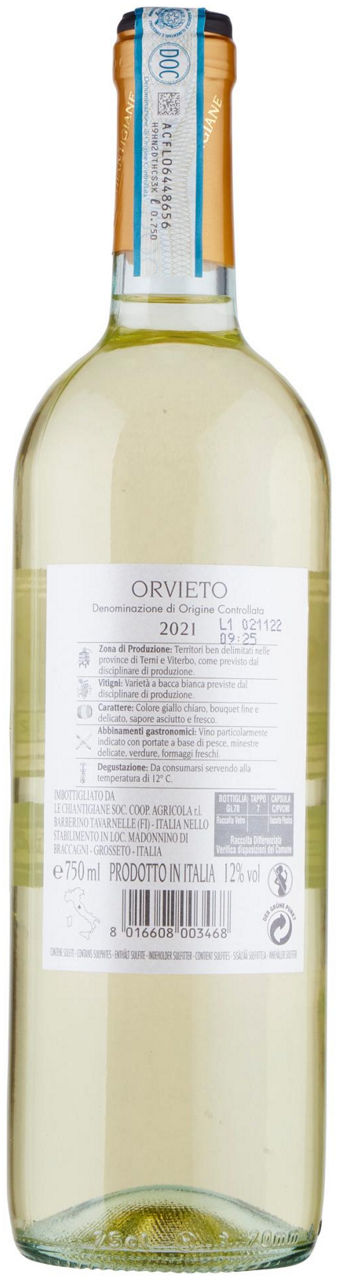 Vino bianco Orvieto DOC 750 ml - Immagine 21